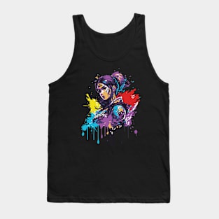 Splat Colors Girl Tank Top